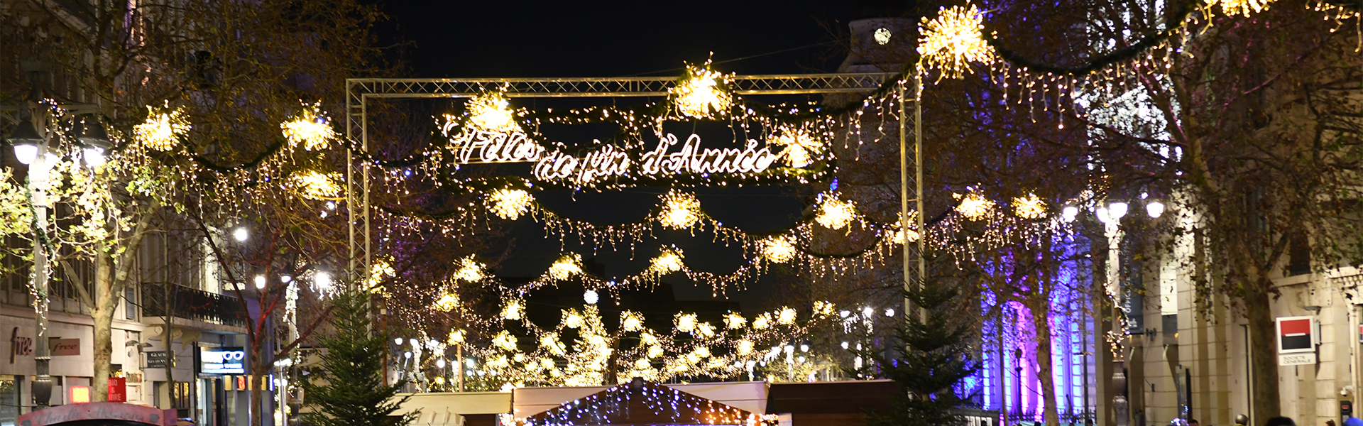 illumination fêtes de fin d'année